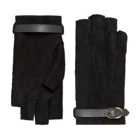 gucci gloves blacj|gucci fingerless gloves.